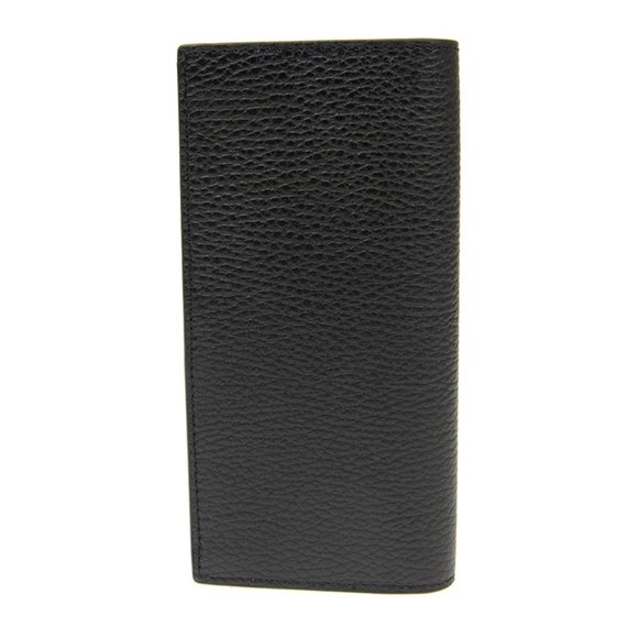 Gucci GG Black Long Fold Wallet with Yellow Interior NEW IN BOX - Picture 4 of 4